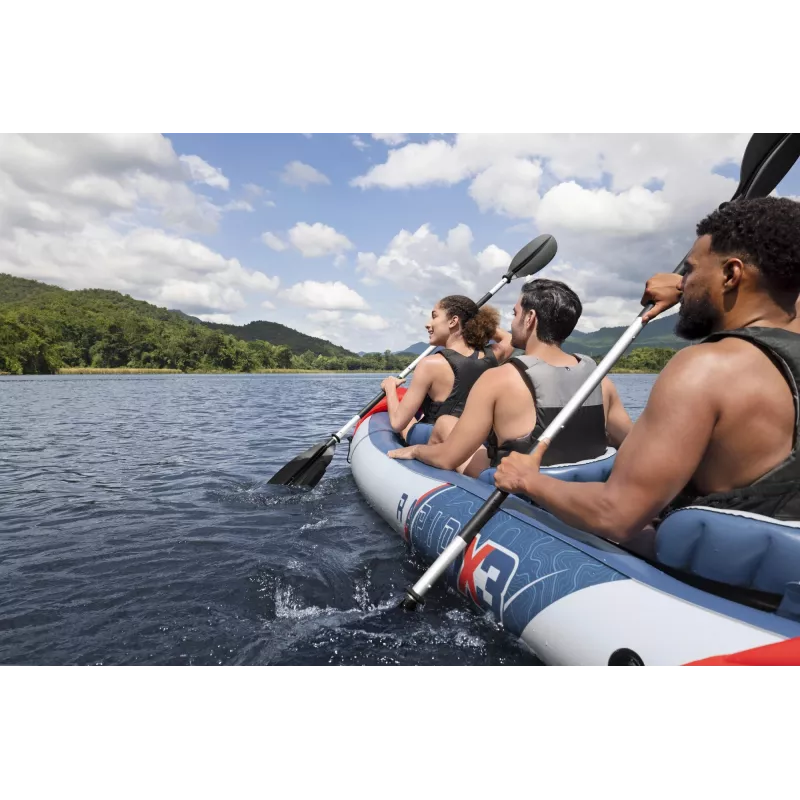 Bestway Hydro Force Rapid X3 pripučiamas 3 asmenų baidarių rinkinys 3,81 m