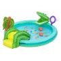 Bestway Crocodile Cove pripučiamas vandens žaidimų centras vaikams ir baseinas 2,24 m x 1,81 m x 72 cm