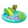 Bestway Crocodile Cove pripučiamas vandens žaidimų centras vaikams ir baseinas 2,24 m x 1,81 m x 72 cm