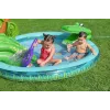 Bestway Crocodile Cove pripučiamas vandens žaidimų centras vaikams ir baseinas 2,24 m x 1,81 m x 72 cm
