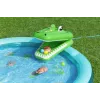 Bestway Crocodile Cove pripučiamas vandens žaidimų centras vaikams ir baseinas 2,24 m x 1,81 m x 72 cm