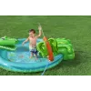 Bestway Crocodile Cove pripučiamas vandens žaidimų centras vaikams ir baseinas 2,24 m x 1,81 m x 72 cm