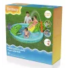 Bestway Crocodile Cove pripučiamas vandens žaidimų centras vaikams ir baseinas 2,24 m x 1,81 m x 72 cm