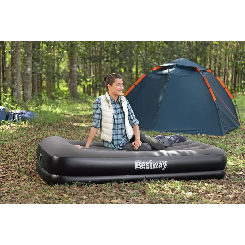 Bestway Tritech dvivietis pripučiamas čiužinys su įmontuotu USB siurbliu 1,91 m x 97 cm x 36 cm