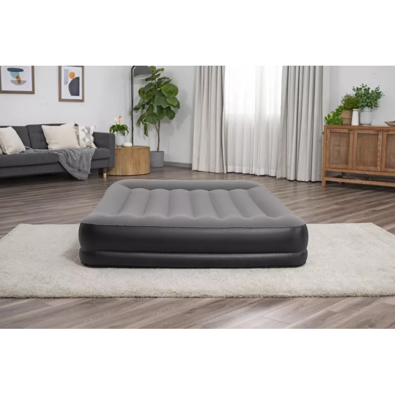 Bestway Tritech karalienės dydžio pripučiamas čiužinys su įmontuotu USB siurbliu 2,03 m x 1,52 m x 36 cm