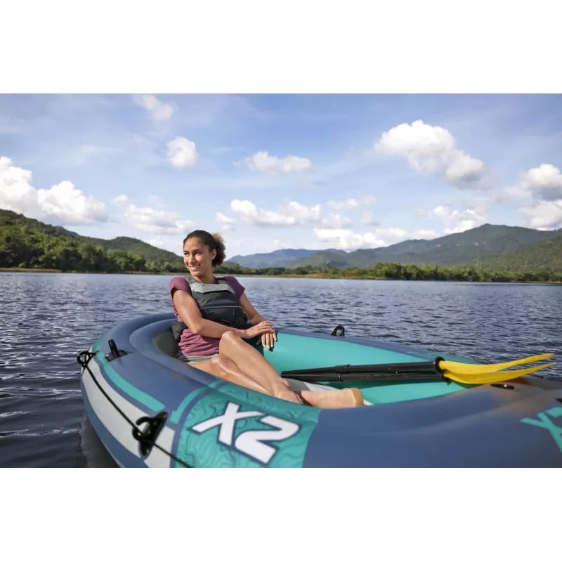 Bestway Hydro Force Trek X2 pripučiamas 2 asmenų plaustų rinkinys 2,32 m