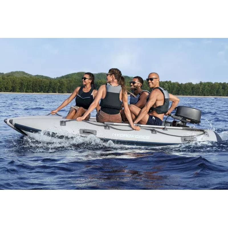 Bestway Hydro Force Beacon Elite 5 asmenų pripučiama sportinė valtis, rinkinys 3,35 m