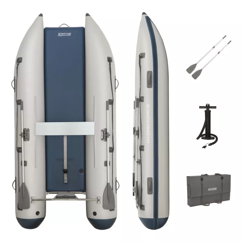 Bestway Hydro Force Beacon Elite 5 asmenų pripučiama sportinė valtis, rinkinys 3,35 m