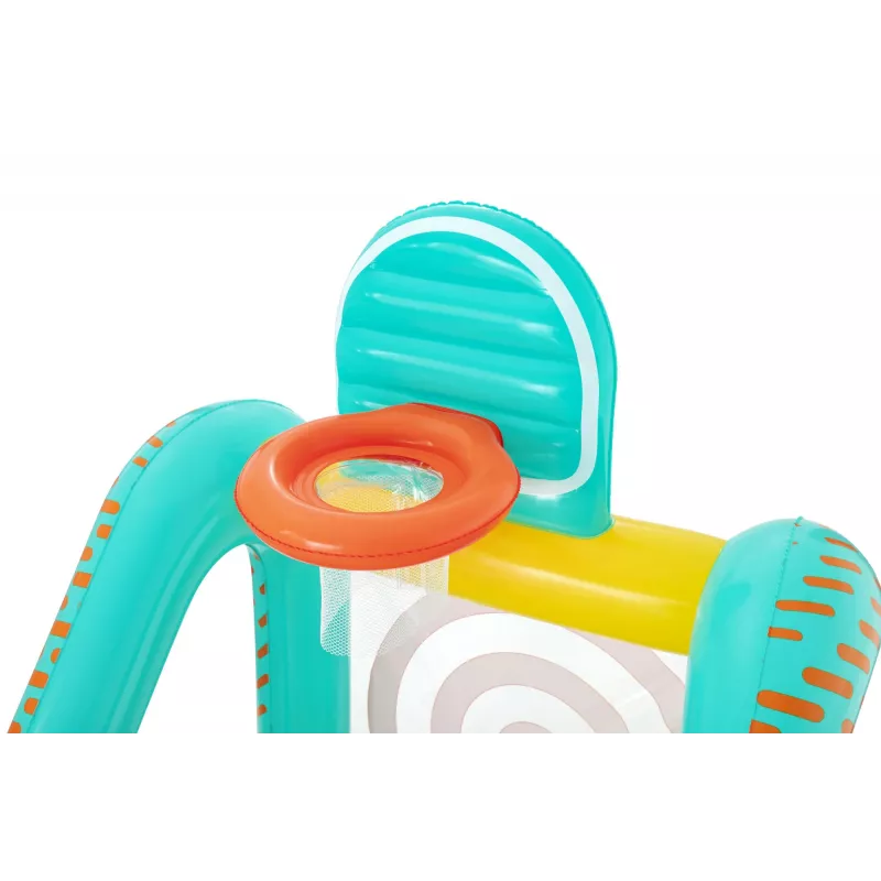 Bestway Perfect Aim 3-in-1 pripučiamas kiemo žaidimas, pripučiamas žaidimų centras, 5 m., polivinilchloridas (PVC), įvairiaspalvis