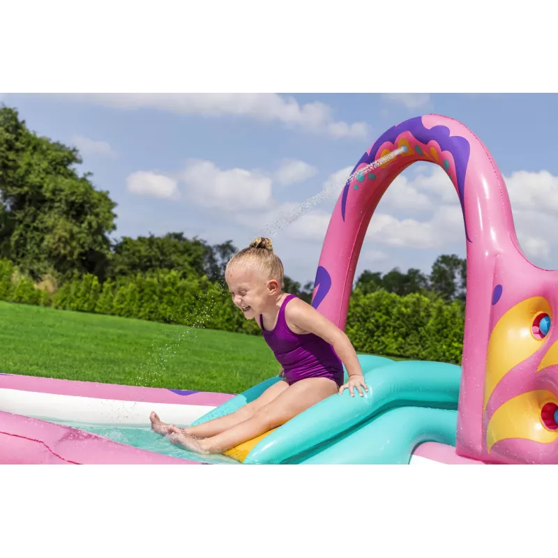 Bestway Butterfly Wonder Kids Inflatable Water Play Center and Pool 1.80 m x 1.80 m x 1.17 m