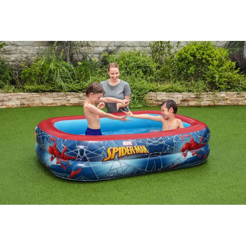 Bestway žaidimų baseinas, pripučiamas baseinas, 450 L, stačiakampis, 6 m., Žmogus-voras, vinilas