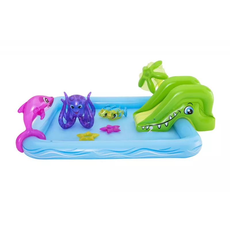 Bestway Play Center Fantastic Aquarium žaidimų baseinas, pripučiamas baseinas, 308 L, 8 formos, 2 m., vinilas, įvairiaspalvis