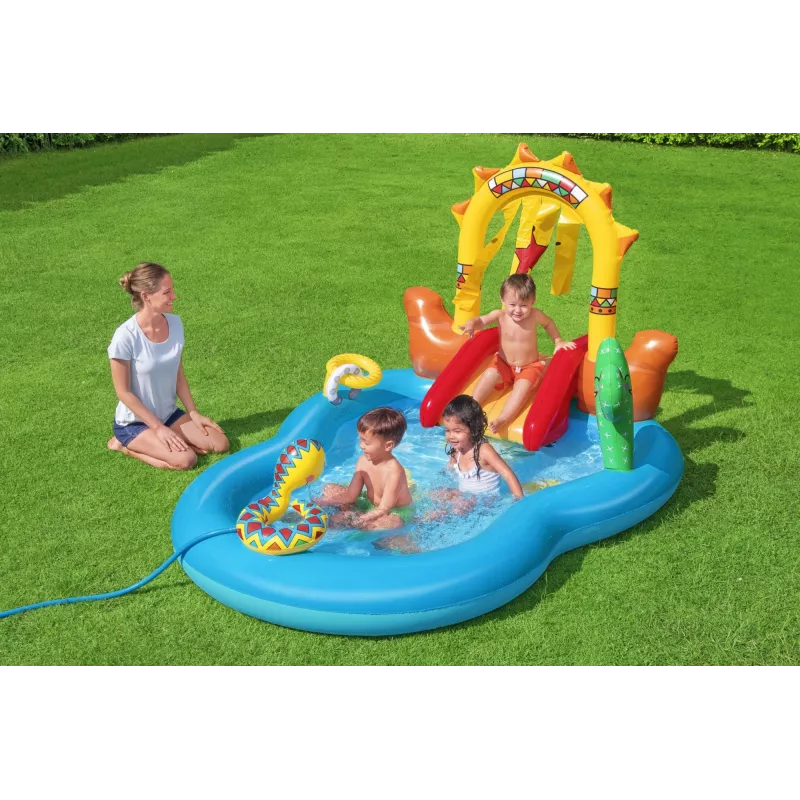 Bestway 8'8 inch x 6'2 inch x 55 inch/2,64 m x 1,88 m x 1,40 m Laukiniai Vakarai žaidimų centras