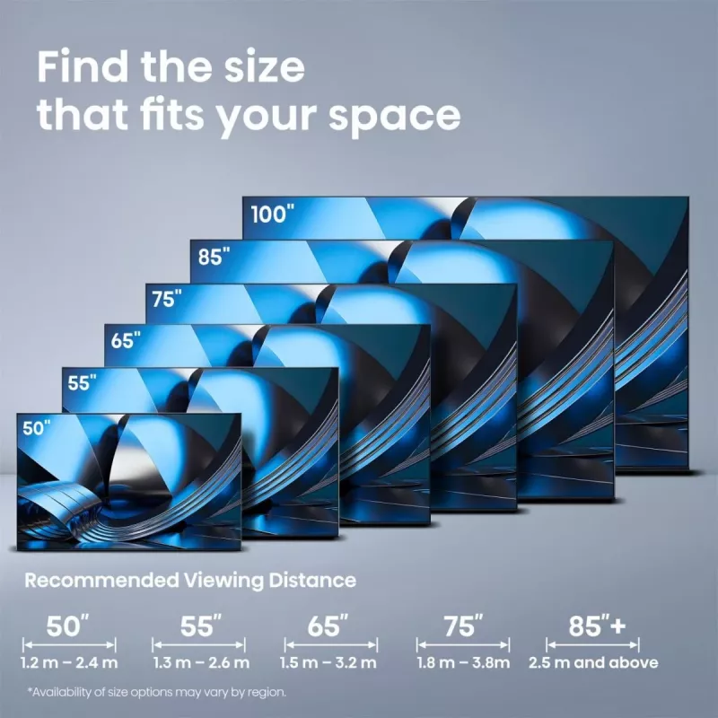 Hisense 55U7SE 55 colių ULED Mini-LED 4K Smart televizorius 20018749