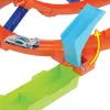 Hot Wheels Action Loop Cyclone Challenge trasos rinkinys su 1:64 mastelio mašinėle, lengvas saugojimas