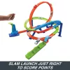 Hot Wheels Action Loop Cyclone Challenge trasos rinkinys su 1:64 mastelio mašinėle, lengvas saugojimas