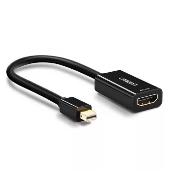 Ugreen 40360 vaizdo kabelio adapteris 0,25 m Mini DisplayPort HDMI Juoda