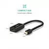 Ugreen 40360 vaizdo kabelio adapteris 0,25 m Mini DisplayPort HDMI Juoda