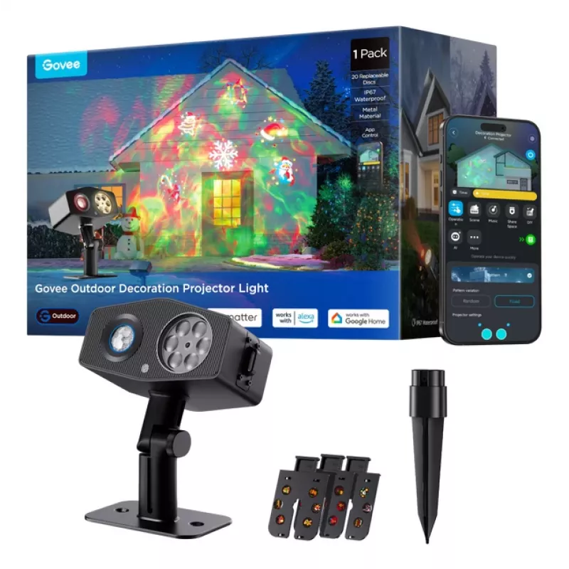 Govee H7071 išmanusis apšvietimo prožektorius Wi-Fi/Bluetooth