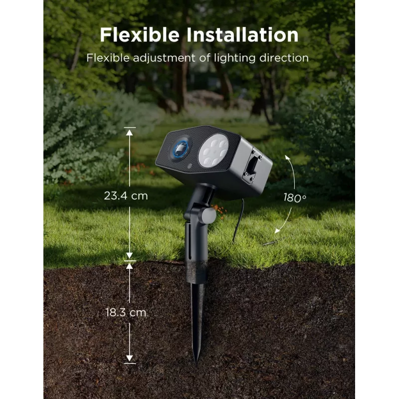 Govee H7071 išmanusis apšvietimo prožektorius Wi-Fi/Bluetooth