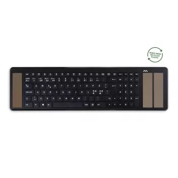 „pelėtrapper Type“ klaviatūra QWERTY Nordic USB-A + Bluetooth, pilno dydžio (100 %), laidinė ir belaidė, USB + Bluetooth, juoda