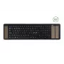 „pelėtrapper Type“ klaviatūra QWERTY Nordic USB-A + Bluetooth, pilno dydžio (100 %), laidinė ir belaidė, USB + Bluetooth, juoda