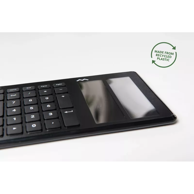 „pelėtrapper Type“ klaviatūra QWERTY Nordic USB-A + Bluetooth, pilno dydžio (100 %), laidinė ir belaidė, USB + Bluetooth, juoda