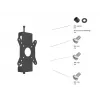 Multibrackets M Pro Series - Monitor Mount Fixed Pro 50/75/100