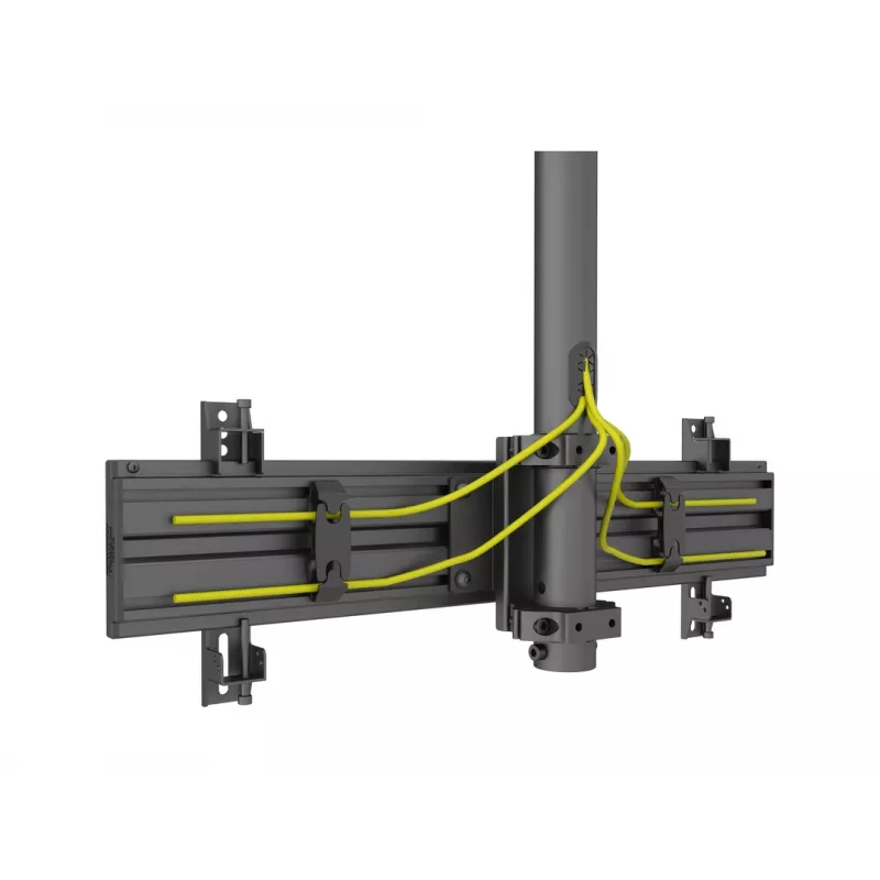 Multibrackets M Pro Series - kabelių valdymo spaustukas 6-pack, kabelių valdymo spaustukas, Juoda, Plastikas, 100 g, 90 mm, 30 mm