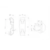 Multibrackets M Pro Series - kabelių valdymo spaustukas 6-pack, kabelių valdymo spaustukas, Juoda, Plastikas, 100 g, 90 mm, 30 mm
