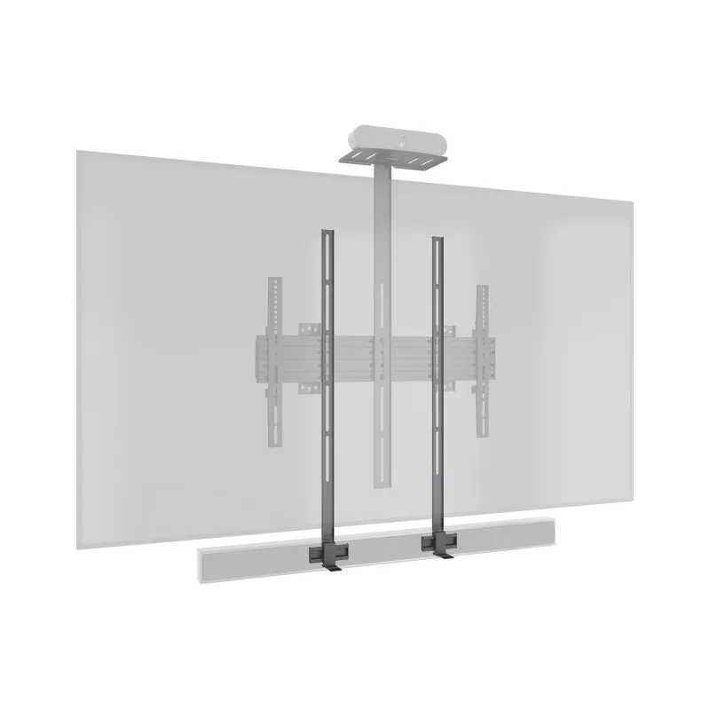 Multibrackets M Pro Series - Soundbar Holder XL, Juoda, Steel, 15 kg, 165.1 cm (65 inch), 2.79 m (110 inch), 104 mm