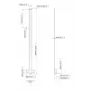 Multibrackets M Pro Series - Soundbar Holder XL, Juoda, Steel, 15 kg, 165.1 cm (65 inch), 2.79 m (110 inch), 104 mm
