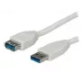 Nilox 0,8 m USB3.0 USB laidas USB 3.2 Gen 1 (3.1 Gen 1) USB A 4,8 Gbit/s Baltas