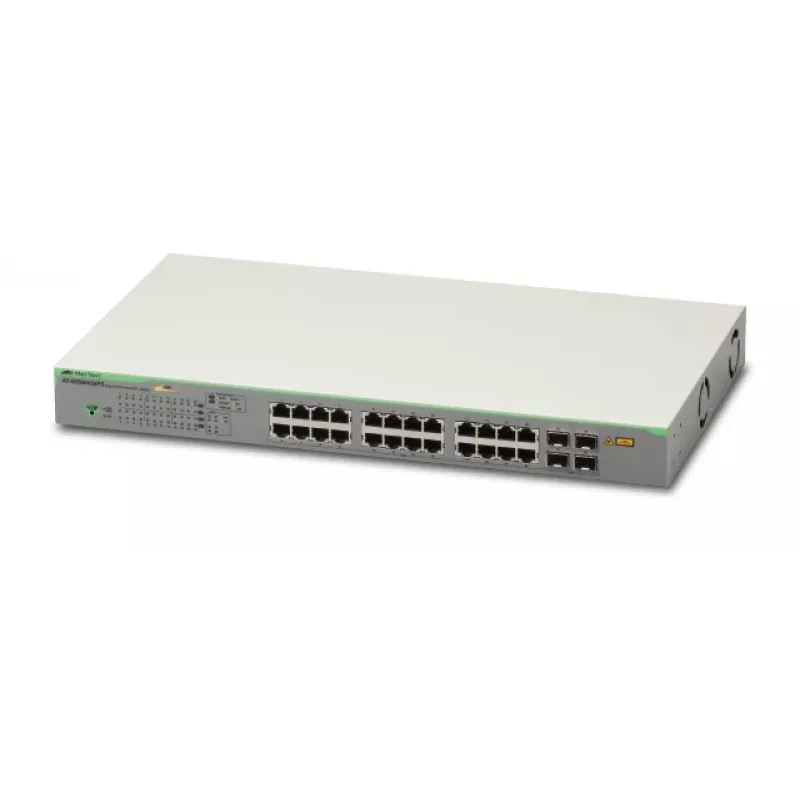 Allied Telesis GS950/28PS valdomas Gigabit Ethernet (10/100/1000) maitinimas per Ethernet (PoE) pilkas