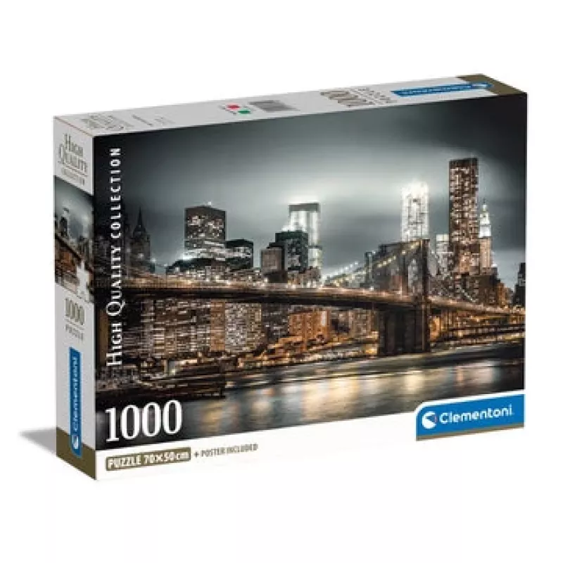 Clementoni Niujorko panorama dėlionė 1000 vnt. Miestas