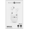 Music Sound Breeze kapsulės stiliaus Bluetooth ausinės su spalvotu dėklu