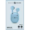 „Music Sound Breeze“ kapsulės stiliaus Bluetooth ausinės su spalvotu dėklu
