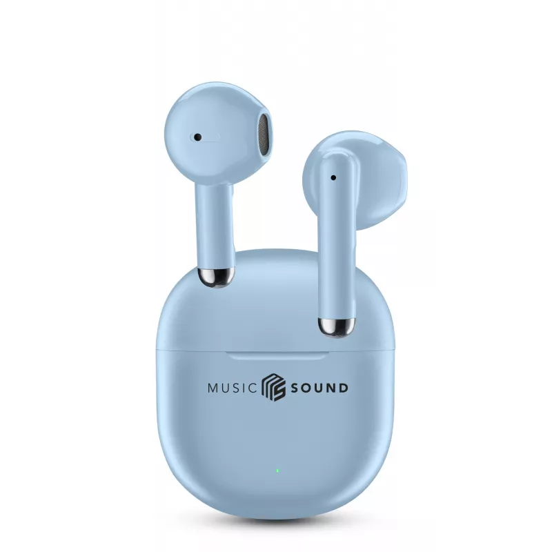 „Music Sound Breeze“ kapsulės stiliaus Bluetooth ausinės su spalvotu dėklu