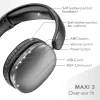 Music Sound MAXI3 belaidės ant ausų uždedamos ausinės su aktyviu triukšmo slopinimu: įtraukiantis ir dėmesio neblaškantis klausymasis, iki 35 valandų baterijos veikimo. Šiuolaikiškas dizainas, patogumas, stilius ir galingas, revoliucinis garsas.