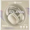 Music Sound MAXI3 MAXI3 belaidės ant ausų uždedamos ausinės su aktyviu triukšmo slopinimu: įtraukiantis ir blaškymosi netrikdomas klausymosi potyris, baterijos veikimo laikas iki 35 valandų. Šiuolaikiškas dizainas, komfortas, stilius ir galingas, revoliucinis garsas.