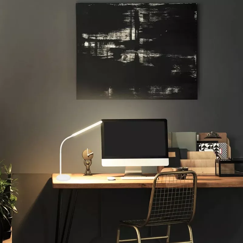 Techly I-LAMP-DSK10 stalinė lempa Nekeičiama(-os) lemputė(-ės) 5,5 W LED G Balta