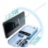 Techly I-CHARGE-10LCDBL išorinė baterija Ličio polimero (LiPo) 10000 mAh Belaidis įkrovimas Mėlyna