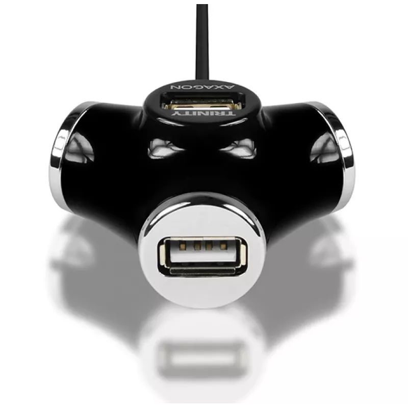 Axagon HUE-X3B sąsajos šakotuvas USB 2.0 480 Mbit/s juodas