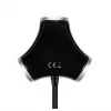 Axagon HUE-X3B sąsajos šakotuvas USB 2.0 480 Mbit/s juodas