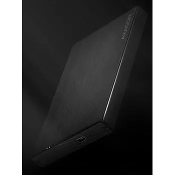Axagon EE25-XA saugojimo diskų dėklas HDD/SSD dėklas Juoda 2,5 colio