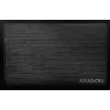 Axagon EE25-XA saugojimo diskų dėklas HDD/SSD dėklas Juoda 2,5 colio