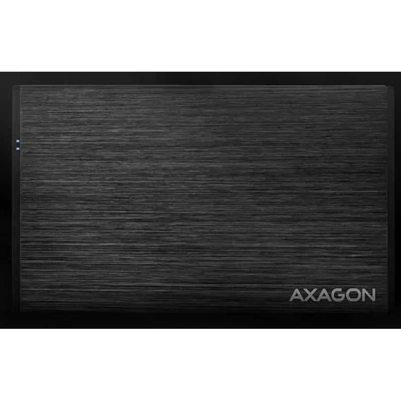 Axagon EE25-XA saugojimo diskų dėklas HDD/SSD dėklas Juoda 2,5 colio