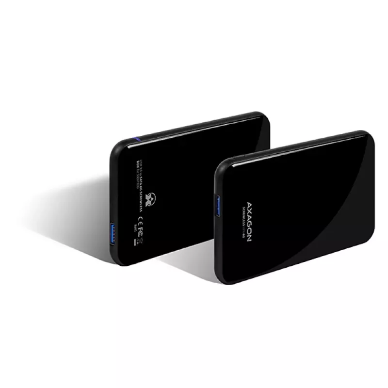 Axagon EE25-S6B atminties diskų dėklas HDD/SSD dėklas juodas 2,5 colio