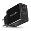 Axagon ACU-PQ22 mobiliesiems įrenginiams skirtas įkroviklis Mobilusis telefonas, Išorinė baterija, Išmanusis telefonas, Išmanusis laikrodis, Planšetinis kompiuteris, Universalus Juoda Kintamoji srovė Greitas įkrovimas Vidaus