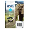 Epson Elephant vienkartinė pakuotė, žalsvai mėlyna 24 Claria Photo HD rašalo, žalsvai mėlyna, 4,6 ml, 1 vnt., 360 puslapių